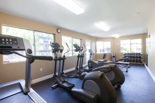 State Of The Art Fitness Center at Carrington Apartments, Fremont