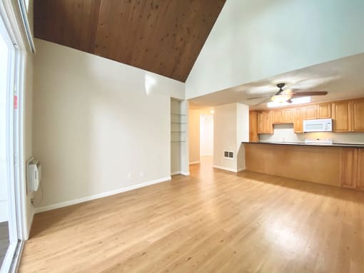 Living Room With Kitchen View at Castlewood, Walnut Creek, California