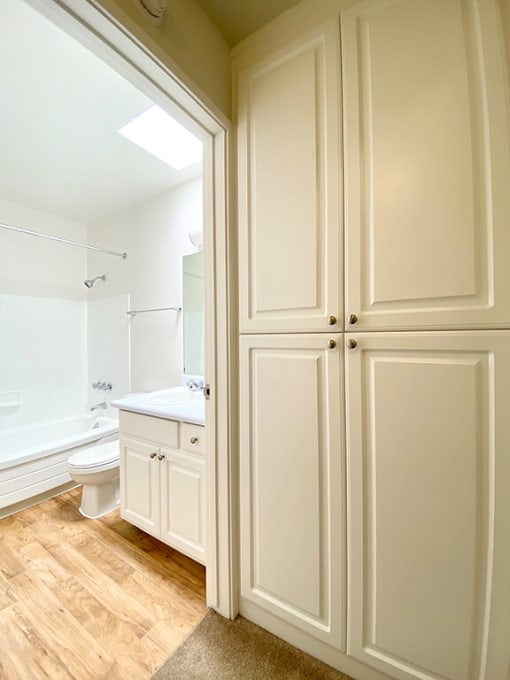 Bathroom With Storage at Diablo Pointe, California