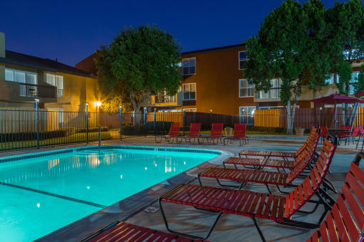 Twilight Pool at Carriage House, Fremont, CA 94536