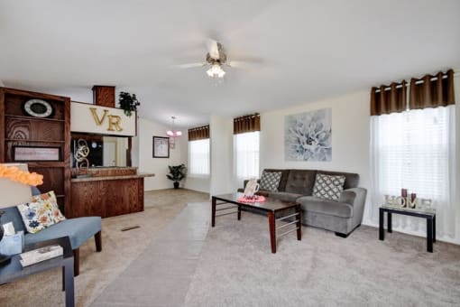 Spacious Living Room at Valley Ridge, San Antonio