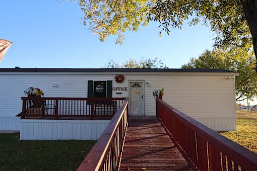 Small White House at Country Oaks Apartments, San Antonio, Texas