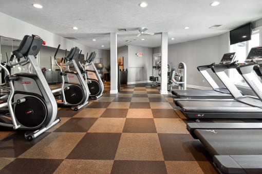 Modern Fitness Center at Kenyon Square Apartments, Westerville