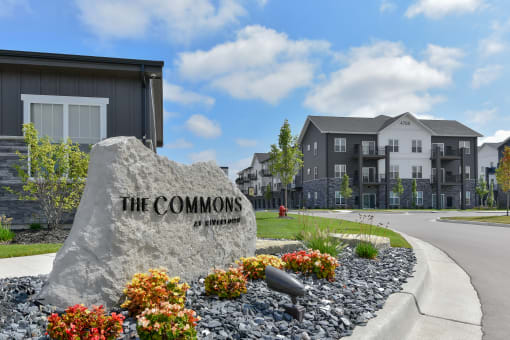 sign at The Commons at Rivertown, Grandville