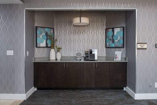 Coffee Bar at The Pointe at St. Joseph Apartments, South Bend, 46617