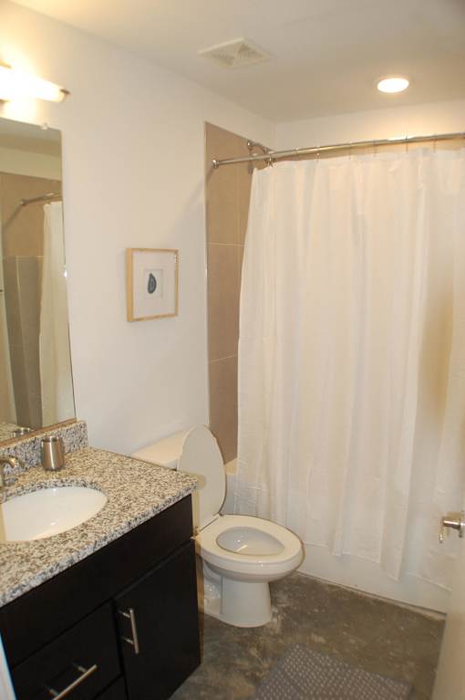 The Brightleaf Building Bathroom