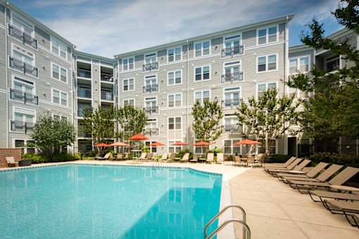 Swimming Pool at The Flats at Wheaton Station in Wheaton, MD
