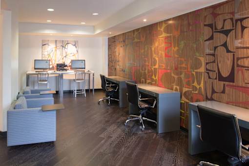 Business Center at The Flats at Wheaton Station in Wheaton, MD