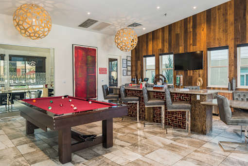 Coffee Bar in clubhouse at 8000 Uptown Apartments, Broomfield, CO, 80021