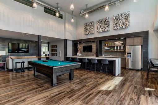 Community Clubhouse at West Line Flats Apartments in Lakewood, CO