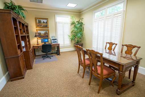 Business Center at Verandas at Taylor Oaks Apartments in Montgomery, AL