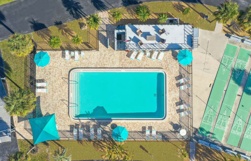 aerial pool
