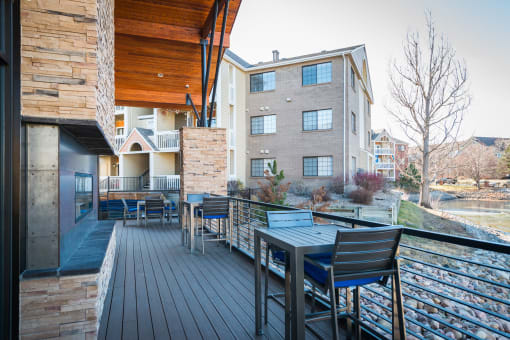 Outdoor Spaces at Apres Apartments in Aurora, CO