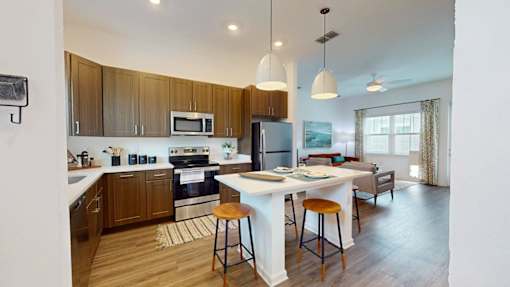 Well Equipped Eat-In Kitchen at Artesia at Lakewood Ranch Apartments, Bradenton, FL