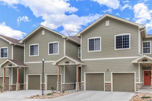 Attached Garages at Black Feather Apartments in Castle Rock, CO