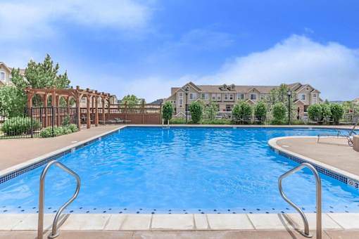 Swimming Pool at Black Feather Apartments in Castle Rock, CO