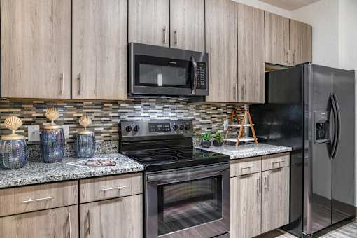 Kitchen at Centre Pointe Apartments in Melbourne, FL