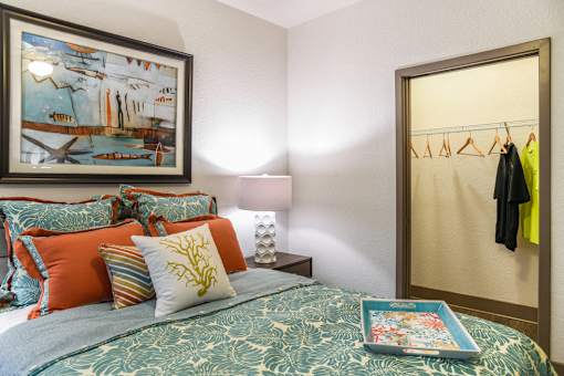 Bedroom at Centre Pointe Apartments in Melbourne, FL