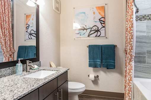 Bathroom  at Centre Pointe Apartments, Melbourne, Florida