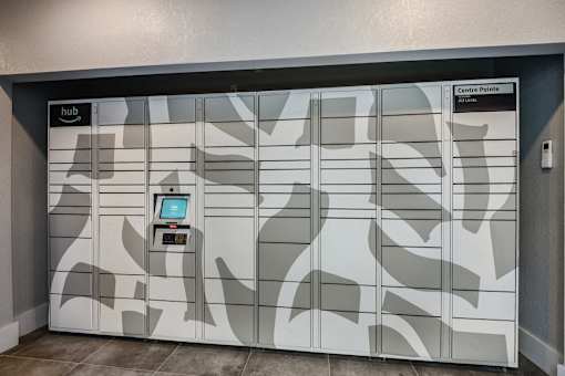 Package Lockers at Centre Pointe Apartments, Melbourne, Florida