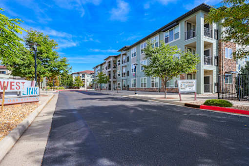 A Street View of a Residential Area at WestLink at Oak Station Apartments, Lakewood, CO