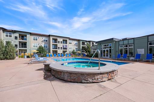 Hot Tub at WestLink at Oak Station Apartments, Lakewood, 80215