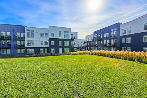 A Grassy Field at 8000 Uptown Apartments, Broomfield, CO, 80021
