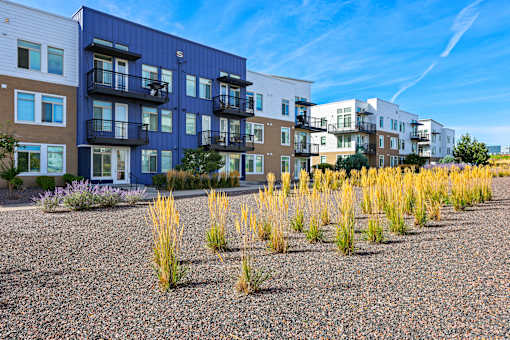 A Row of Modern Apartment at 8000 Uptown Apartments, Broomfield, 80021