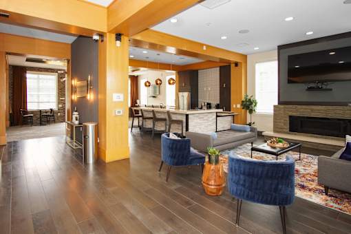 Resident Lounge at The Reserve at Riverdale, Riverdale