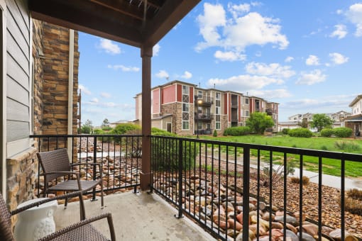 patio outside unit