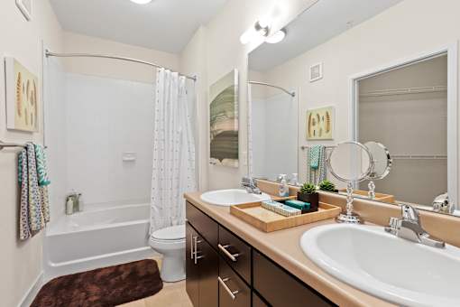 our apartments offer a bathroom with a bathtub