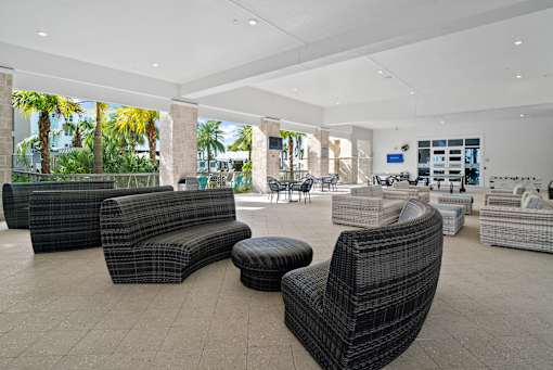 Outdoor Patio at Centre Pointe Apartments, Florida, 32940