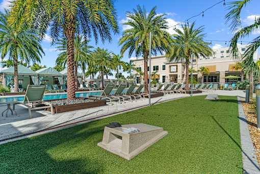 Bocce ball Court at Centre Pointe Apartments, Melbourne, FL