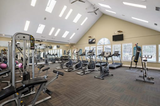 the gym at 150 Summit, Birmingham