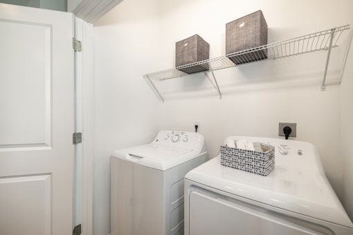 in-home washer and dryer at Estia at Lakewood Ranch, Florida