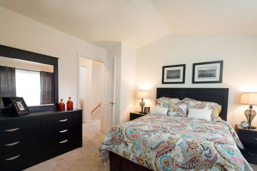 Bedroom at Huntington Townhomes in Shelton, CT