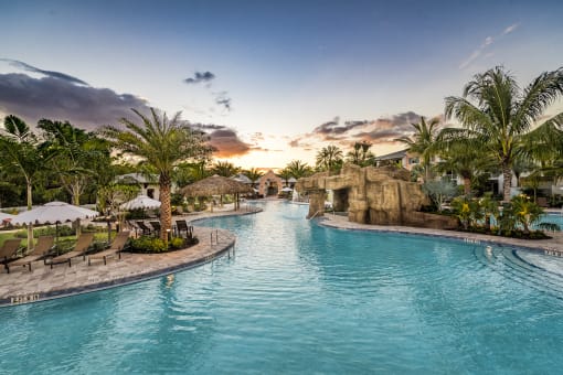 Pool View at The Lotus at Village Walk, Fort Myers, Florida