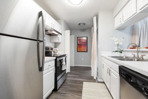 Fully Equipped Kitchen at Northgreen at Carrollwood Apartments in Tampa, FL