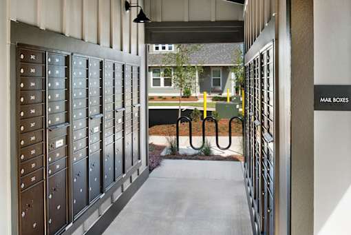 mail lockers at The Cottages at Old Monrovia Apartment , Alabama