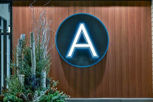 Entrance Logo at The Arlow on Kellog, St. Paul, MN, 55102