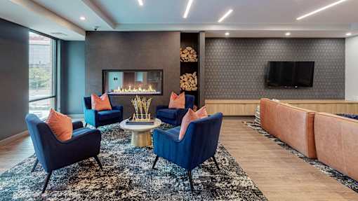 Fireplace Lounge at The Arlow on Kellog, Minnesota, 55102