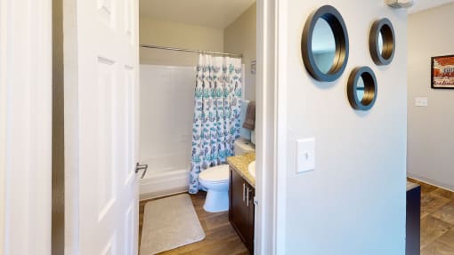 the enclave at homecoming terra vista bathroom at Park 88 Apartments, Colorado, 80229