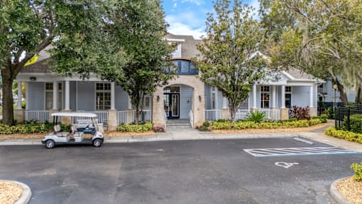 Golf Cart is Parked at Rivertree Apartments, Riverview, FL