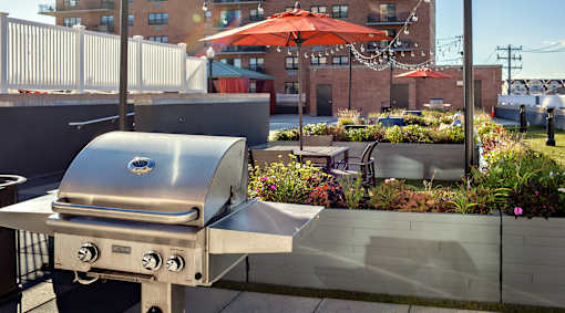 Grill Station at 10 West Apartments, Long Beach, 11561
