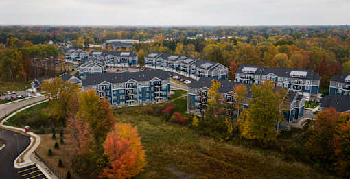 Aerial Community View at Westown at Wilson, Grand Rapids, MI