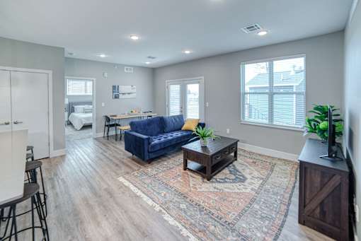 Living room view at Westown at Wilson, Grand Rapids, 49534