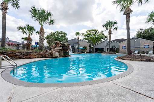 Pool View at 2400 Briarwest Apartments, Houston, TX