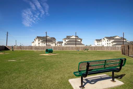 Dog Park at Pavilions at Northshore Apartment Homes, Portland, Texas