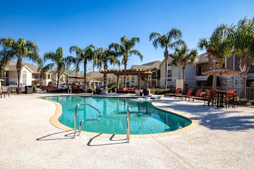 Pool View at Pavilions at Northshore Apartment Homes, Portland, TX, 78374
