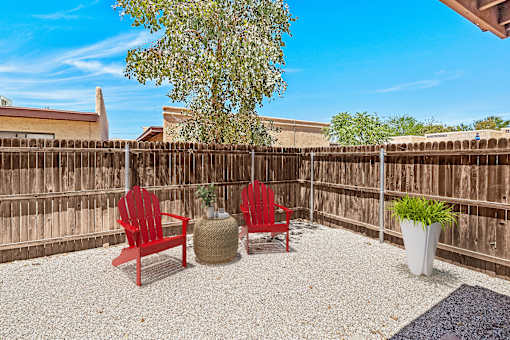 Backyard at San Xavier Casitas, Tucson